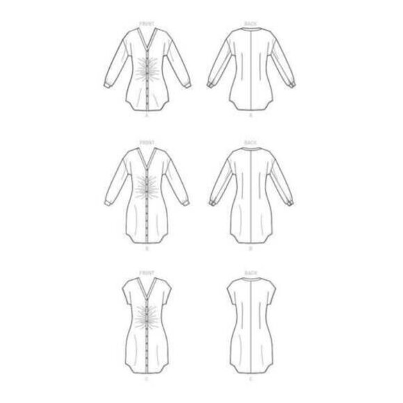 McCall's M8237 Misses 6 to 14 Tunic and Dress Uncut Sewing Pattern New - Picture 3 of 5